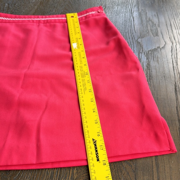 EV PRO™️ Size 4 'THE SAVOY' Hot Pink Side Zip Golf Skort - Picture 15 of 15